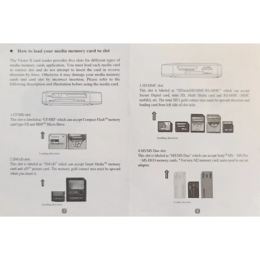 Universal external card reader/writer PC & MAC